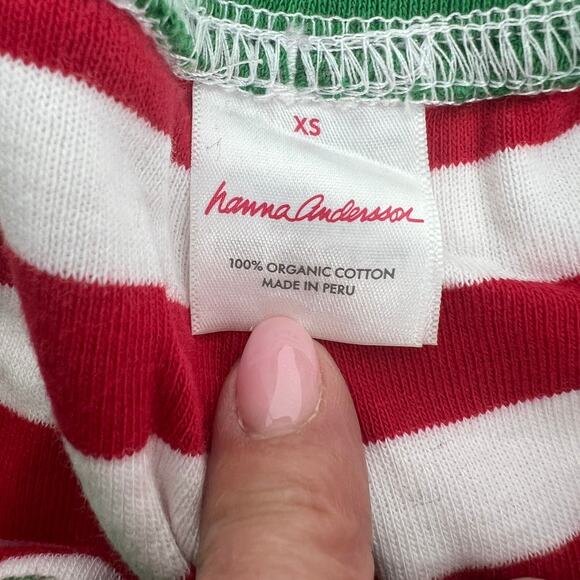 Hanna Andersson Adult Long John Pajama Set XS-S 2 Pieces - Picture 9 of 10